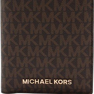 New brown Michael Kors passport wallet